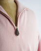 HERMES Made in Italy Half zip cashmere knit