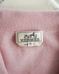 HERMES Made in Italy Half zip cashmere knit