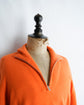 HERMES Made in Italy Half zip cashmere knit