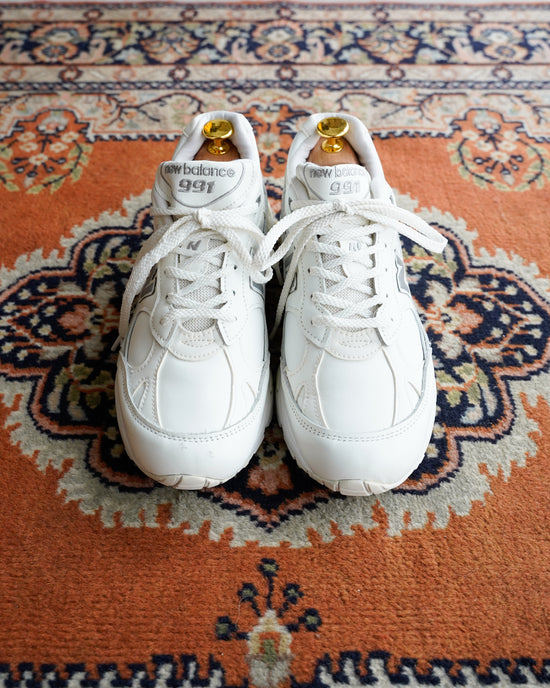 NEW BALANCE 991 WHITE 25.5CM U.K (1)