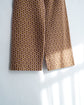 DRIES VAN NOTEN Made in BELGIUM wool jacquard knit pants