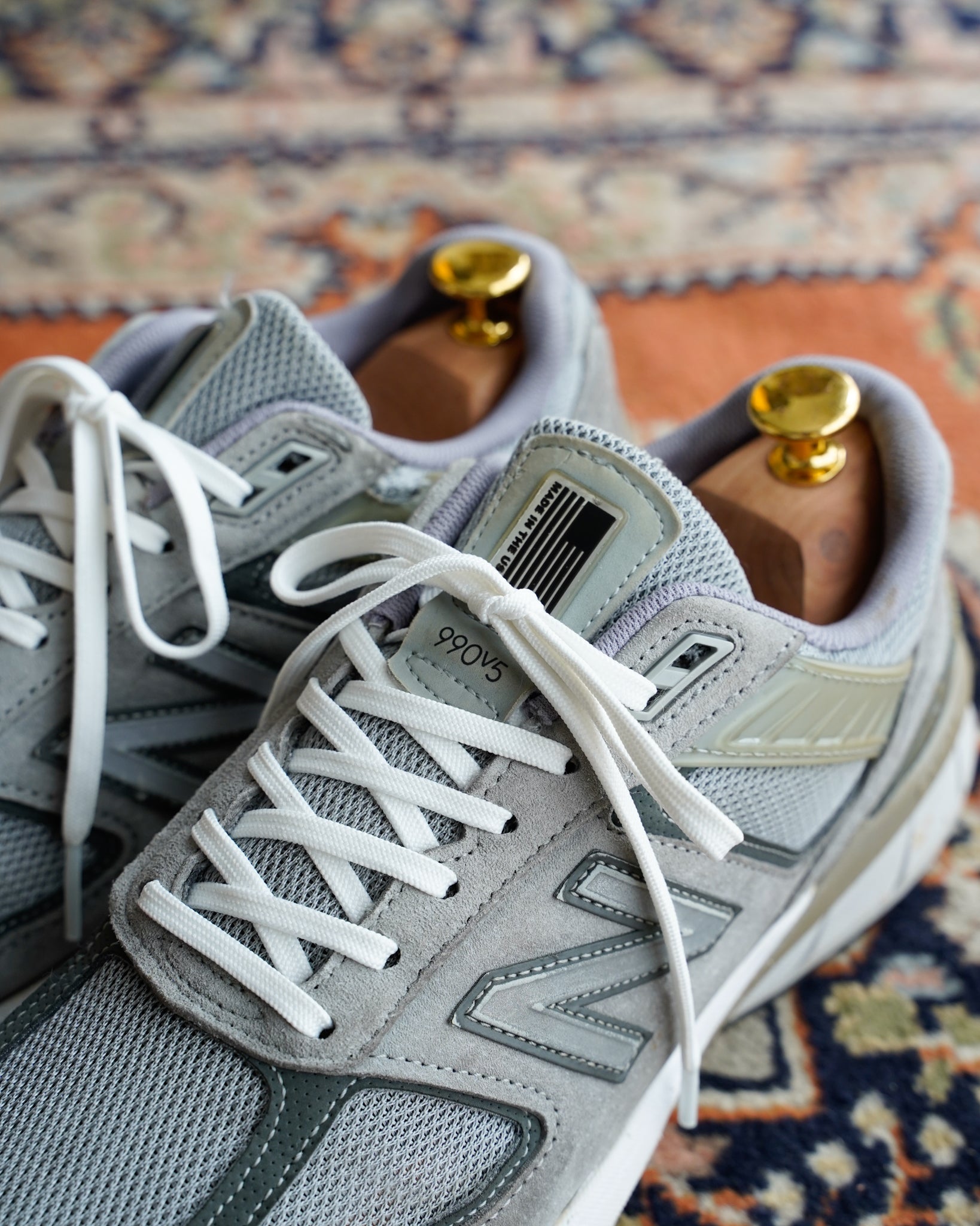 NEW BALANCE 990V5 GRAY 27.5CM U.S.A. (1)