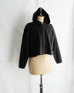 TW MILAN RIB CROPPED HOODIE JACKET