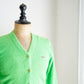 Made in U.S.A. LACOSTE Acryl knit cardigan
