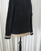 Early 2000s STONE ISLAND  Spellout Half Zip Hooded Chenille Knit