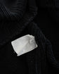 Early 2000s STONE ISLAND  Spellout Half Zip Hooded Chenille Knit