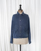 1992SS STONE ISLAND  MARINA Denim Reflective Spellout Blouson Design by Massimo Osti