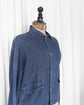 1992SS STONE ISLAND  MARINA Denim Reflective Spellout Blouson Design by Massimo Osti