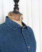 1992SS STONE ISLAND  MARINA Denim Reflective Spellout Blouson Design by Massimo Osti