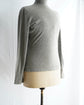 HERMES Made in ITARY Cashmere mock neck knit with serie button