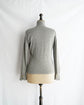 HERMES Made in ITARY Cashmere mock neck knit with serie button