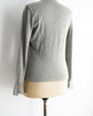 HERMES Made in ITARY Cashmere mock neck knit with serie button