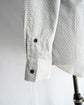 HERMES Made in France Serie button H embroidery shirt