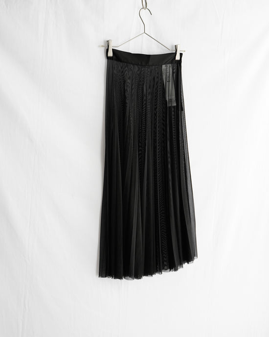 MM6 Maison Margiela Made in Italy Stretch tulle pleated skirt "Dead stock"