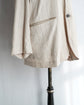 TYROLEAN JACKET -Rayon Linen Stripe Fab-