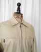 HERMES Lamb Leather zip blouson