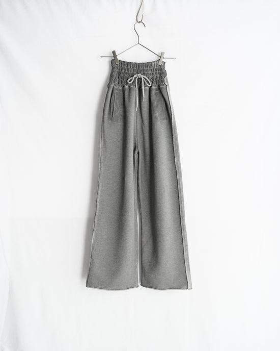 GRATEFUL WIDE PANTS COTTON SWEAT