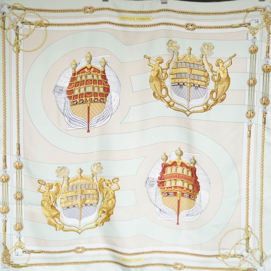 HERMES カレ90 "CHATEAUX D&