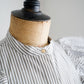 Cotton Stripe Parachute Shirring Shirts