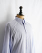 HERMES Made in FRANCE Serie button cotton stripe shirt