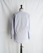 HERMES Made in FRANCE Serie button cotton stripe shirt