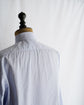 HERMES Made in FRANCE Serie button cotton stripe shirt