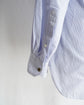 HERMES Made in FRANCE Serie button cotton stripe shirt