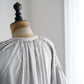 Cotton Stripe Volume Sleeve Dress