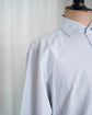 Made in France HERMES Serie Button Blue Stripe shirt