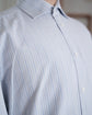 Made in France HERMES Serie Button Blue Stripe shirt