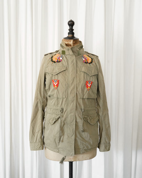 DENIM & SUPPLY Ralph Lauren M-65type bead embroidery field jacket