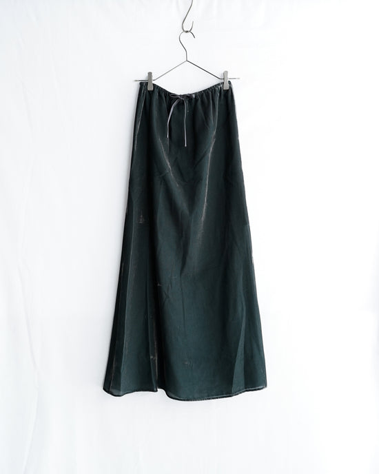 VELVET DRAWSTRING LONG SKIRT　