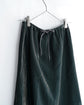 VELVET DRAWSTRING LONG SKIRT　