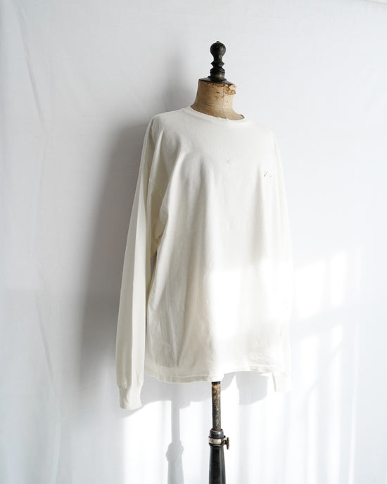 ANCELLM EMBROIDERY DYED LS T-SHIRT 