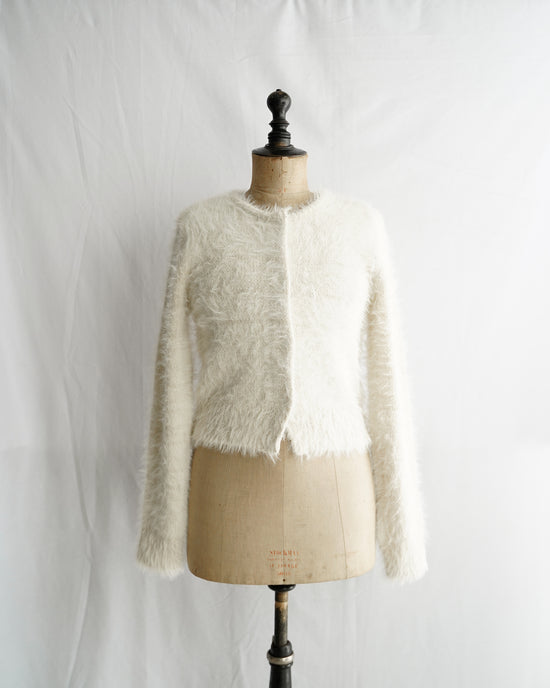 SHAGGY KNIT CARDIGAN