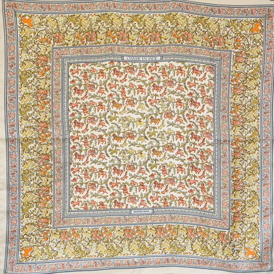 HERMES カレ90 "CHASSE EN INDE"