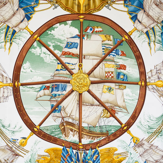 HERMES カレ90 "VIVE LE VENT"