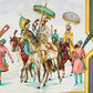 HERMES カレ90 "LES CHEVAUX DES MOGHOLS"
