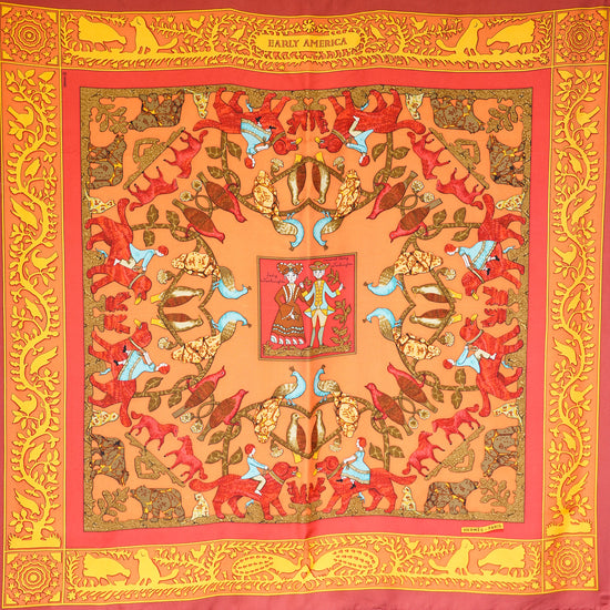 HERMES カレ90 "EARLY AMERICA"