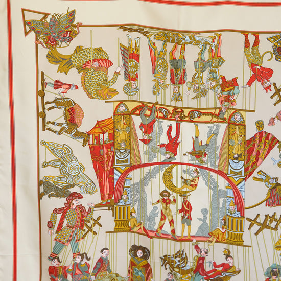 HERMES カレ90 "LE TEMPS des MARIONNETTES"