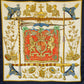 HERMES カレ90"Dieu et Mon Droit Le Jubilé d&