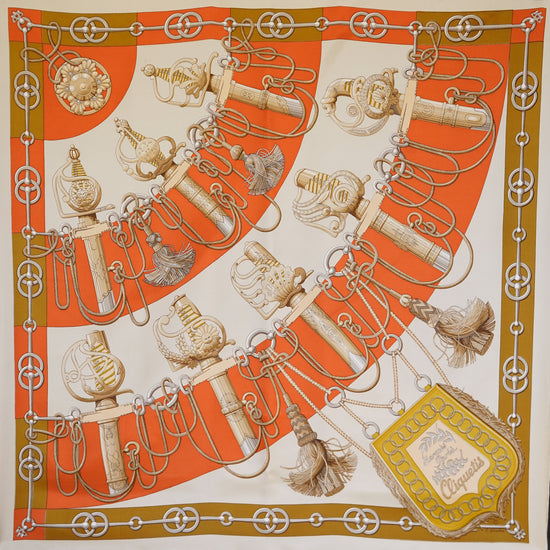 HERMES カレ90"Cliquetis”