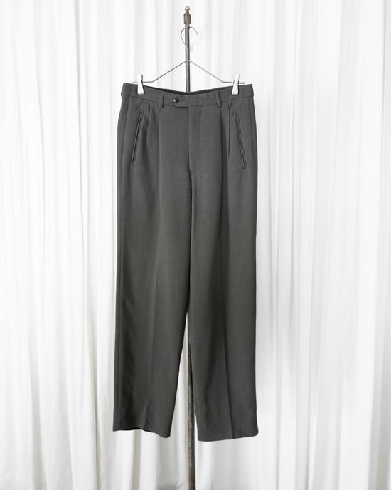 ARMANI COLLEZIONI wool 2 tuck trousers