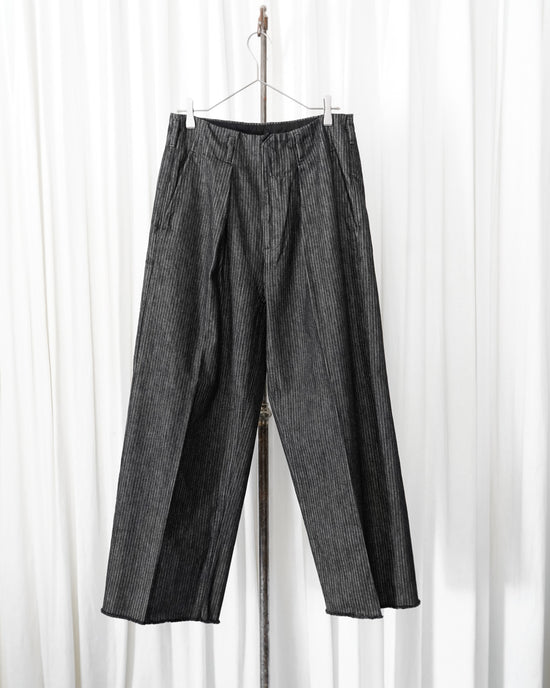 saby TUCK-BAGGY TYPE 2-Stripe Denim One Wash-
