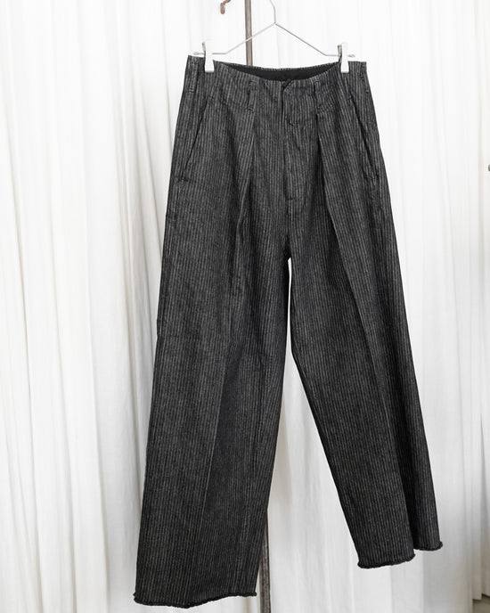 saby TUCK-BAGGY TYPE 2-Stripe Denim One Wash-