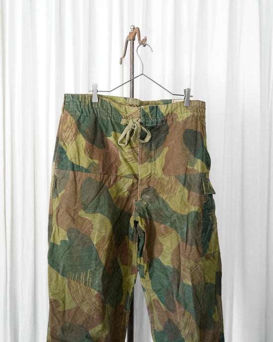 Belgian Army Brushstroke camouflage over pants 1956 pattern
