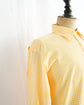 Made in France HERMES Yellow check B.D. shirt