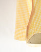 Made in France HERMES Yellow check B.D. shirt