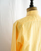 Made in France HERMES Yellow check B.D. shirt