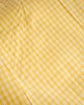 Made in France HERMES Yellow check B.D. shirt